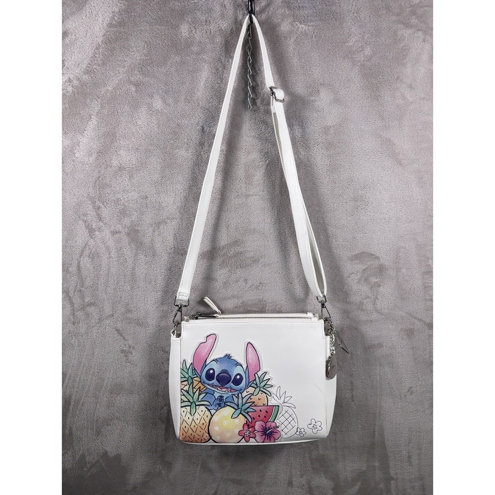Loungefly Disney Lilo‎ & Stitch Tropical Fruit Crossbody Bag Pineapple Hibiscus